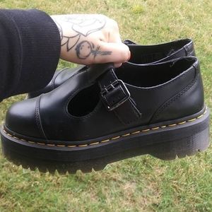 Women's Dr. Marten platform mary Jane shoes US 8